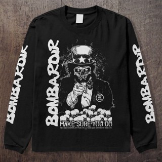 เสื้อยืด แขนยาว PUNK BAND Bombardir