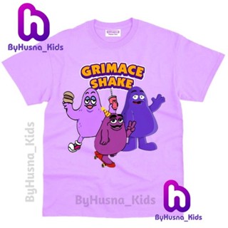 Grimace SHAKE เสื้อยืด พิมพ์ลายตัวอักษร GRIMACE SHAKE วัสดุพรีเมี่ยม สําหรับเด็กวัยหัดเดิน