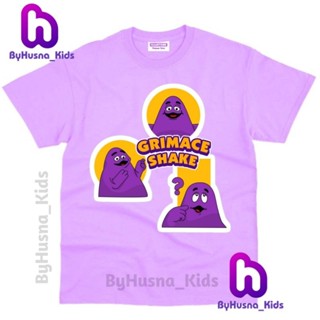 Grimace SHAKE เสื้อยืด พิมพ์ลายตัวอักษร GRIMACE SHAKE วัสดุพรีเมี่ยม สําหรับเด็กวัยหัดเดิน