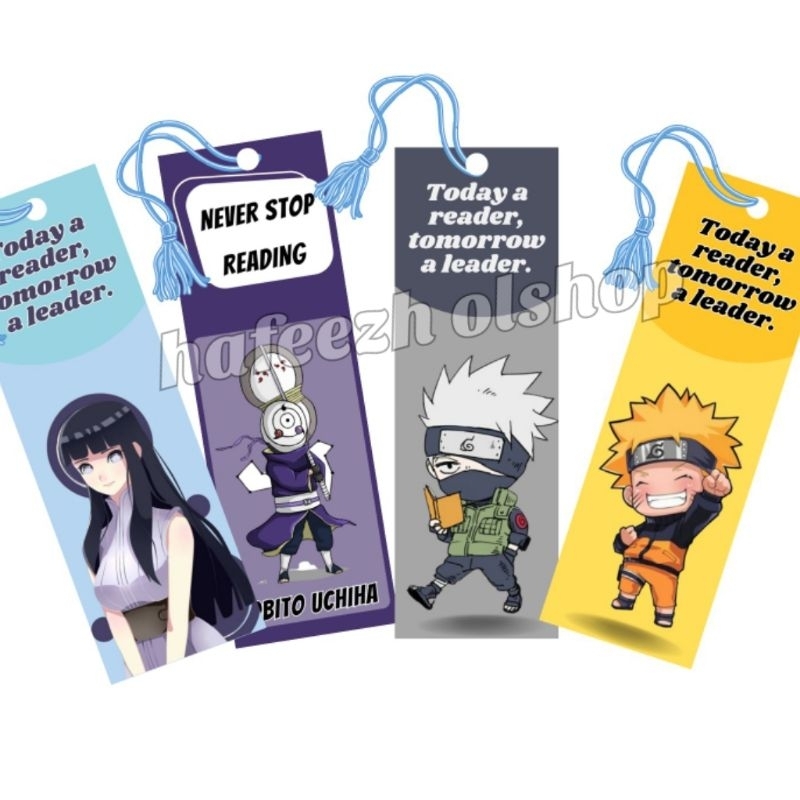 Naruto Hinata Sasuke Madara Uchiha Kakashi บุ๊คมาร์คที่กําหนดเอง