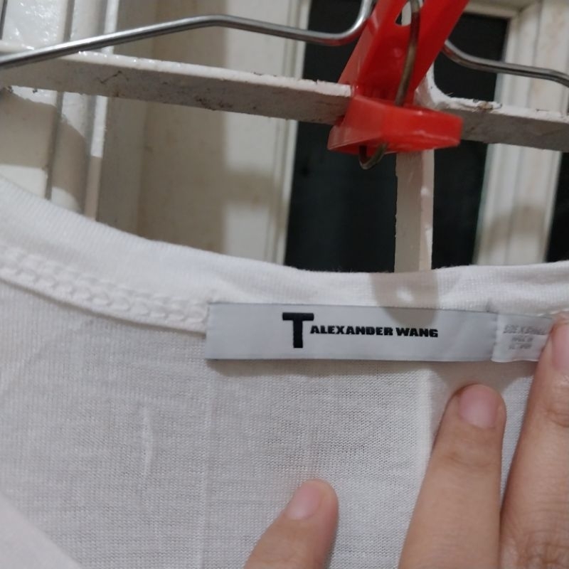 T by Alexander Wang Jersey Pocket เสื้อยืดแขนยาว