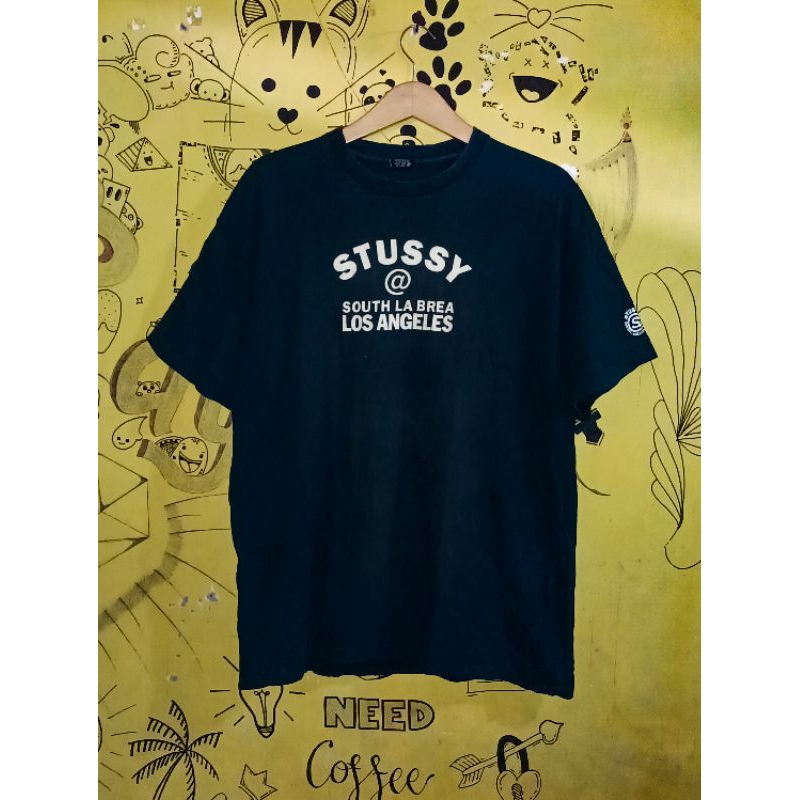 เสื้อยืด Stussy @ South LA Brea Los Angeles วินเทจ