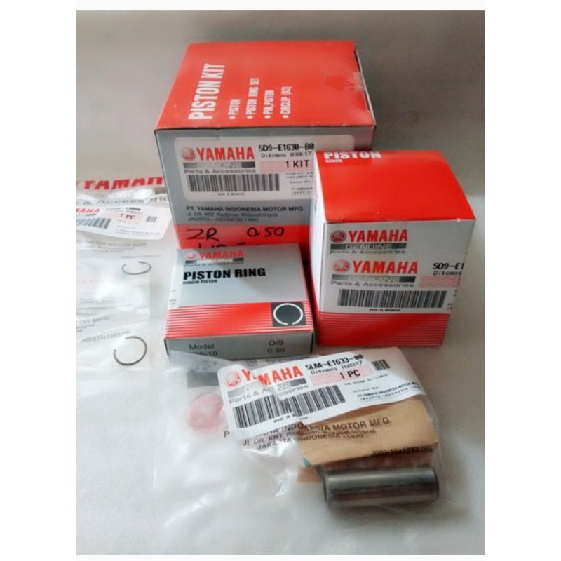 ชุดลูกสูบ Os 50 ของแท้ Yamaha Vega ZR Jupiter Zx / 5D9-E1630-B0