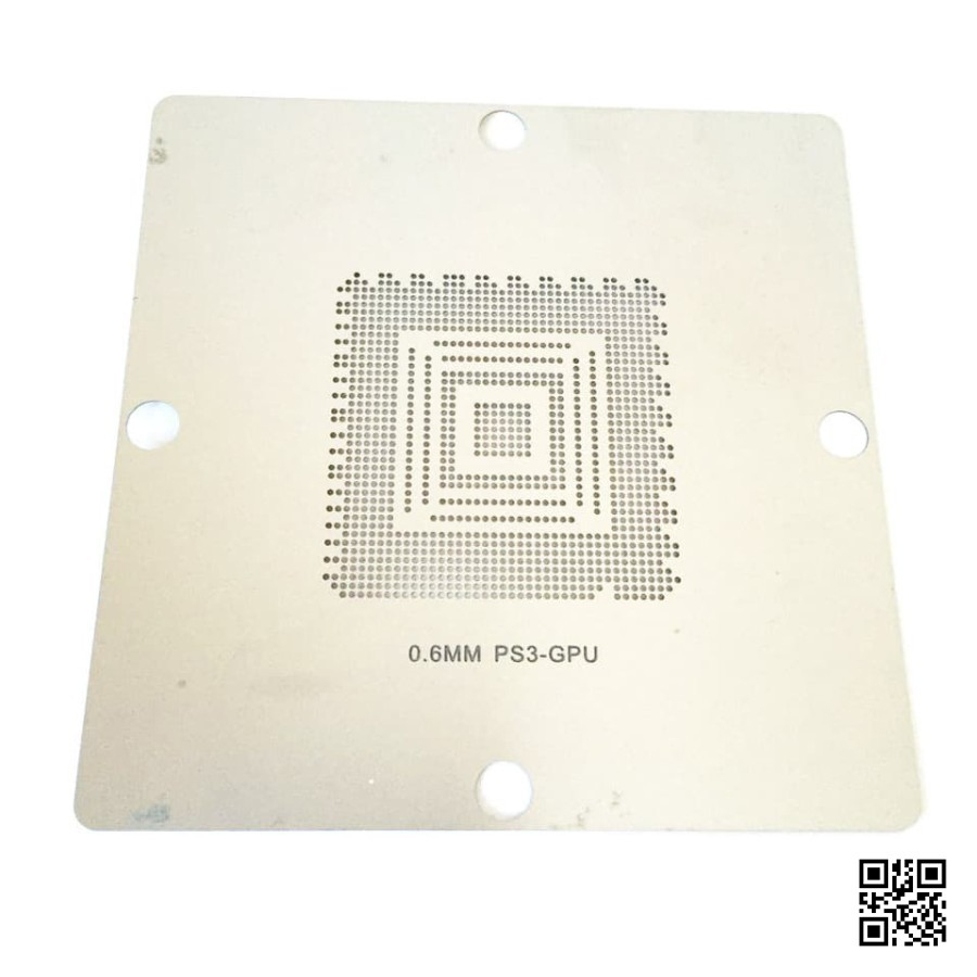 90X PS Sony PS3-GPU PS3 Plate Stencil Mold - GPU PS3 Ball