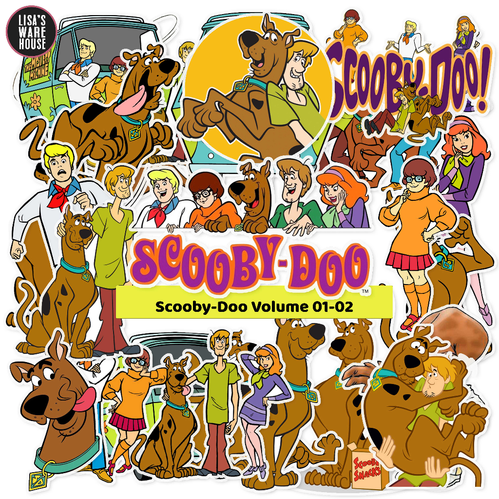 สติ๊กเกอร์ Scooby-Doo เล่ม 01-02