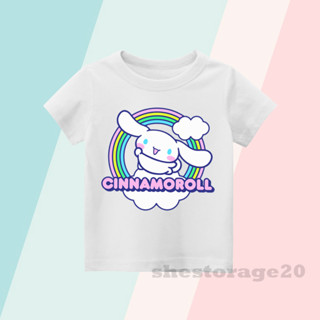 เสื้อยืด พิมพ์ลาย Cinnamoroll Character SANRIO สําหรับเด็ก