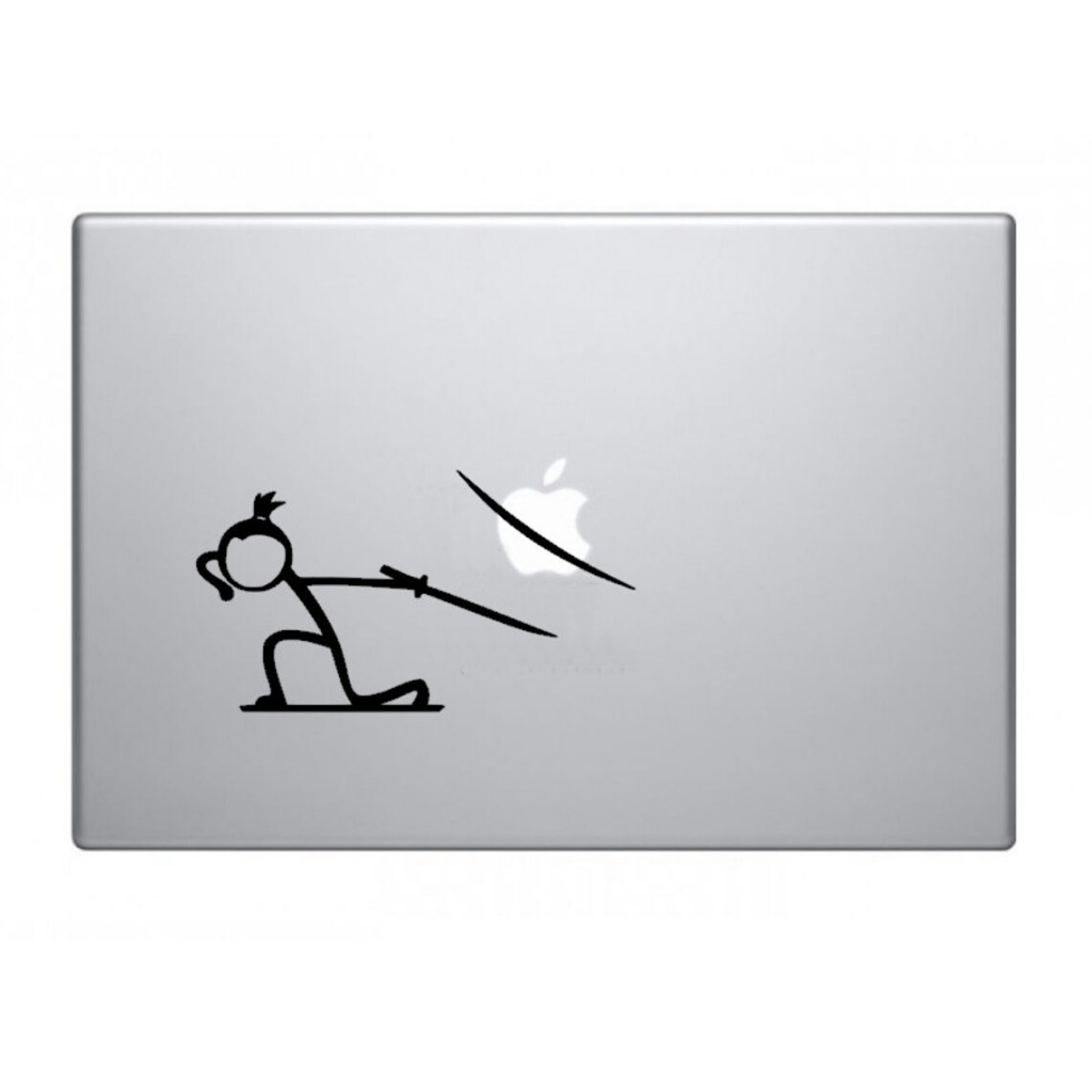 สติ๊กเกอร์รูปลอก Slice และ Dice Ninja - สติ๊กเกอร์ Macbook แล็ปท็อป