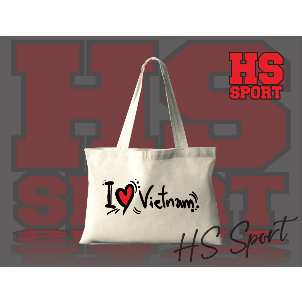 Totebag VIETNAM - VIETNAM BAG - VIETAM SOUVENIR - BY VIETNAM