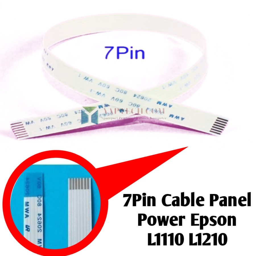 สายไฟแผง L1110 L1210 สายยืดหยุ่น L1110 L1210 สายยืดหยุ่น 7 Pin 7Pin