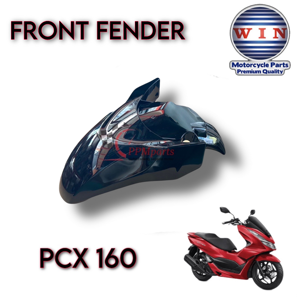 บังโคลนหน้า/บังโคลนหน้า PCX 160 สีดํา K1Z WIN ยี่ห้อ
