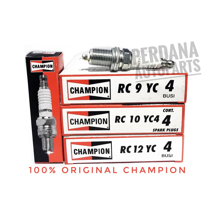 หัวเทียน Champion RC9YC (BKR6E), RC10YC4 (BKR5E), RC12YC (BKR4E) ของแท้