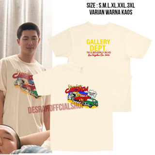 เสื้อยืด พิมพ์ลาย kpop bts namjoon Rm 3 VENICE Cars สไตล์เกาหลี