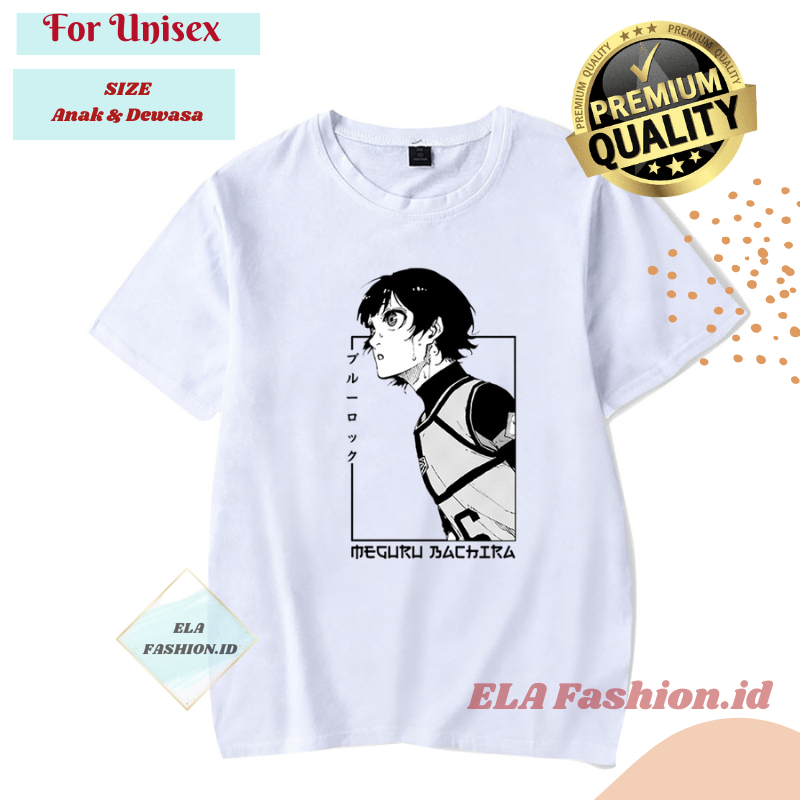 Meguru Bachira Anime Blue Lock เสื้อยืดมังงะญี่ปุ่น Blue Lock