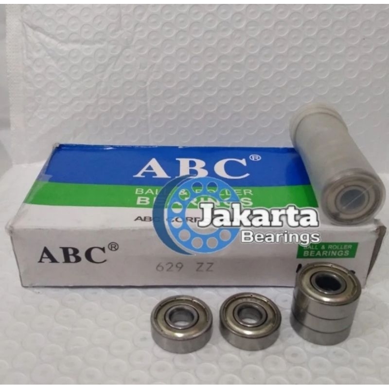 MINIMAL BEARING 629 ZZ / 629ZZ ABC BRAND IRON COVER MINIMUM BUY 10 ชิ้น