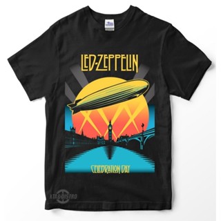 Zeppelin เสื้อยืดลําลอง แขนสั้น คอกลม พิมพ์ลายวงร็อค LED 5 INGLEWOOD CONCERT 1977 สไตล์วินเทจ