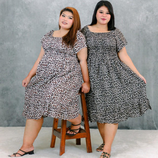 Daster Canda Pendek Jumbo LD 140 CM Bahan Rayon Premium | Dress Kerut Dada Jumbo | Dress Bigsize | Baju Rayon Oversize