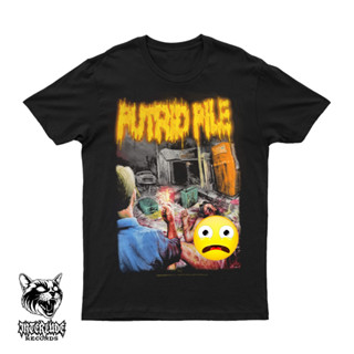 เสื้อยืด พิมพ์ลาย Brutalmind PUTRID PILE Drenched สําหรับผู้ชาย