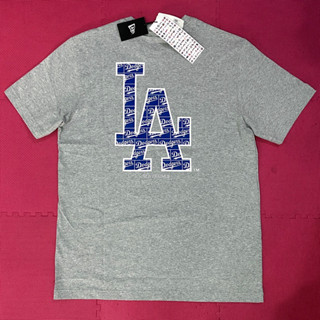 เสื้อยืด พิมพ์ลายกระเบื้อง Kaos New Era LA Dodgers