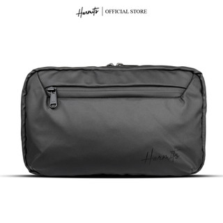 Harmits Project - Handbag OSLO Clutch Pria Hitam Multifungsi Bahan Bimo Nilon Waterproof
