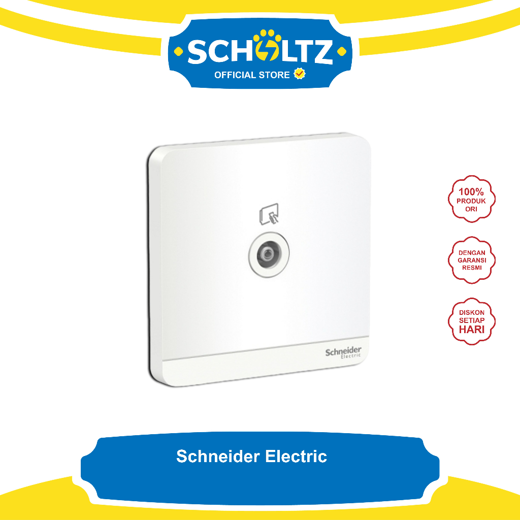 Schneider Electric AvatarOn White TV Socket - E8331TV_WE