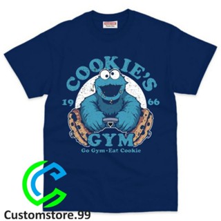 เสื้อยืด พิมพ์ลาย COOKIE MONSTER พรีเมี่ยม สําหรับเด็ก