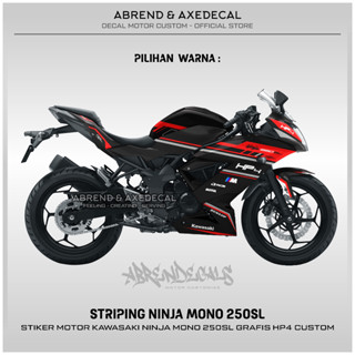 สติกเกอร์ ลายกราฟิก NINJA MONO SL HP4 RACING KAWASAKI NINJA MONO 250SL ออกแบบเอง สําหรับติดตกแต่งรถจักรยานยนต์ พร้อมส่ง