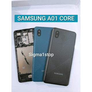 Samsung A01 CORE เคสด้านหลัง กรอบ LCD กระดูกกลาง ฝาหลังประตู เคสด้านหลัง