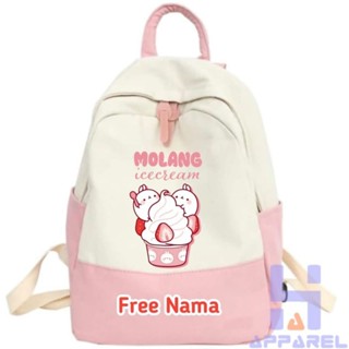 Molang YOUTUBE KIDS กระเป๋าเป้สะพายหลัง