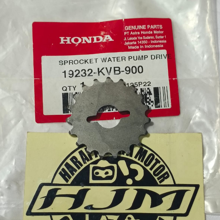 เกียร์ SPROCKET WATERPUMP HONDA VARIO 110 CW 19232 KVB 900 ORIGINAL AHM