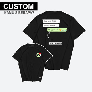 Kepstore - How Many Chat Shirts Are You? S5 CUSTOM - เสื้อผ้าผู้ชาย - Combed 24s - Unisex