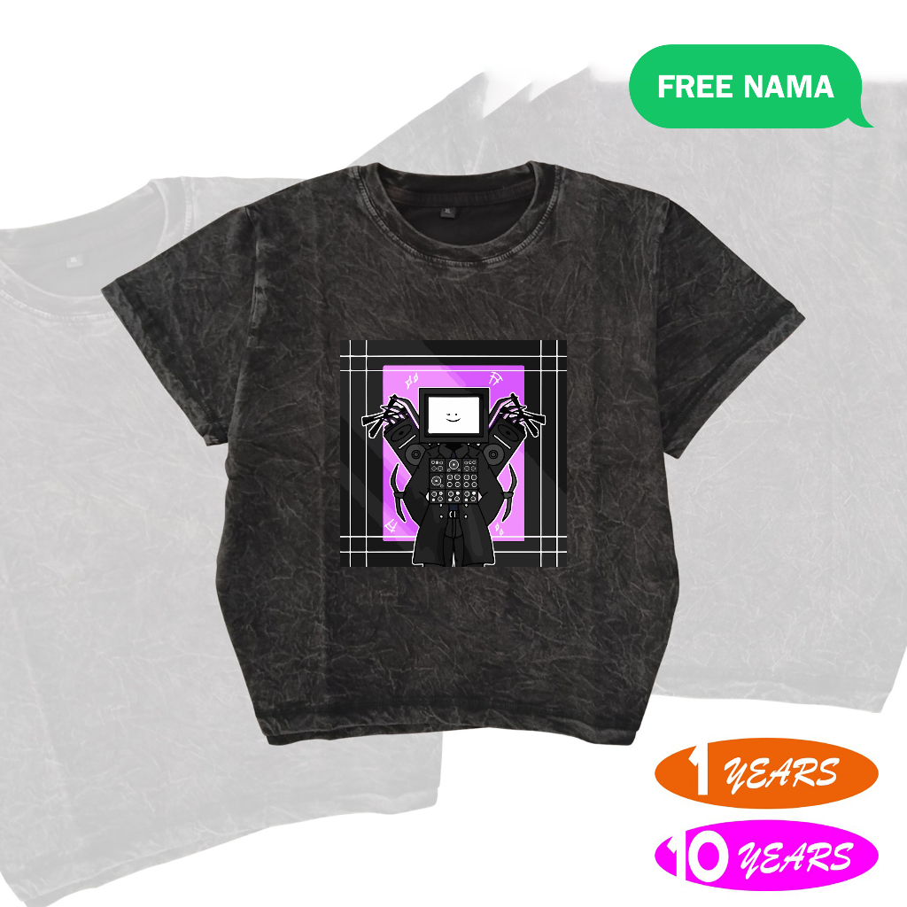 เสื้อยืด CHILDRENS titan tvman skibidi toilet free PRINT NAME