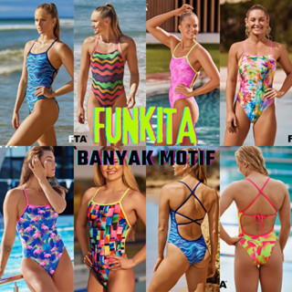 ชุดว่ายน้ํา Funkita ของแท้ สําหรับเด็กผู้หญิง