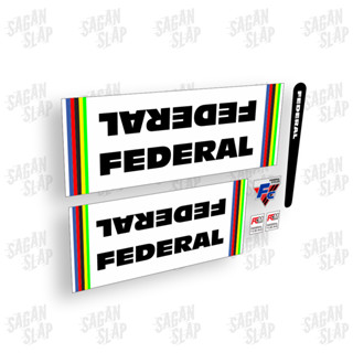 สติกเกอร์รูปลอก FEDERAL mtb สําหรับติดรถจักรยาน