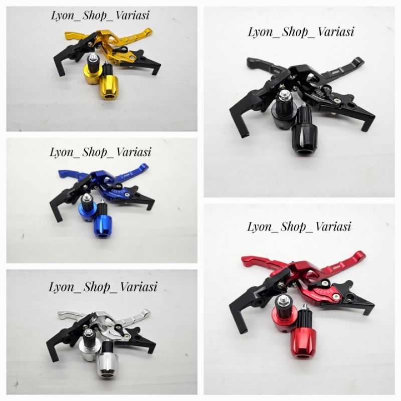 LOKAL 2 In 1 แพคเกจ CNC ปรับเบรคมือจับ + แฮนด์ CNC เต็ม Jalu PCX 150 Local ADV Vario 160