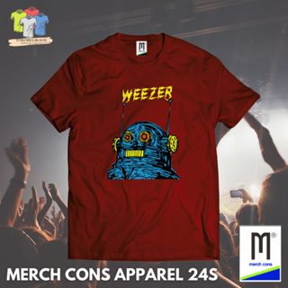 Mmd162 | เสื้อยืด พิมพ์ลาย Weezer TAG MERCHCONS APPAREL BAND | ขนาดด้านนอก