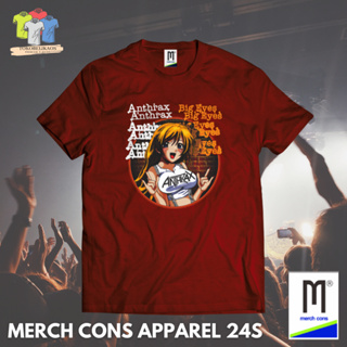 Mmd198 | เสื้อยืด พิมพ์ลาย BAND ANTHRAX TAG MERCHCONS APPAREL | ขนาดด้านนอก