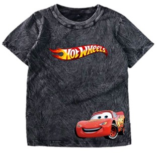 Hotwheels เสื้อยืดเด็ก ลาย DISTRO COTTUN 24s