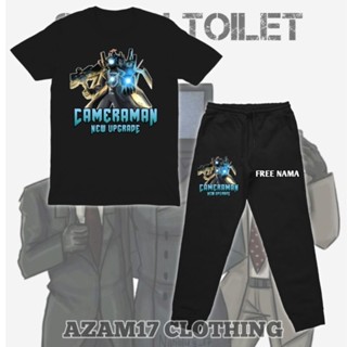 ชุดเสื้อยืด กางเกงจ็อกเกอร์ ลาย Titan Cameraman สําหรับเด็กผู้ชาย และเด็กผู้หญิง