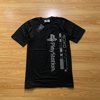 เสื้อยืด พิมพ์ลาย Playstation Pull &amp; Bear Game สีดํา