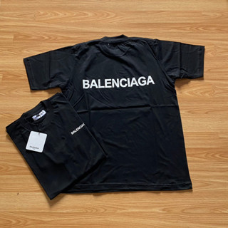 เสื้อยืด แบรนด์ Balen Font เรียบง่าย สีดํา