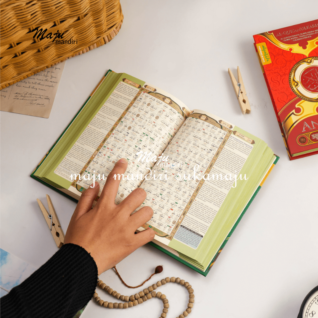 Alquran Latin Terjemahan Tajwid Warna Ukuran Kecil B6 Al Quran An-nur Alfatih Ustmani Terjemah Perka