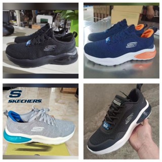 Skechers/skechers รองเท้าผ้าใบลําลอง สําหรับผู้ชาย ยืดหยุ่น ทรงสลิมฟิต