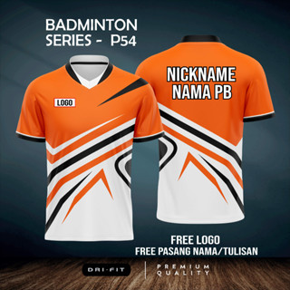 เสื้อกีฬาแขนสั้น ลายทีมชาติวอลเลย์บอล BADMINTON 2023 - P54