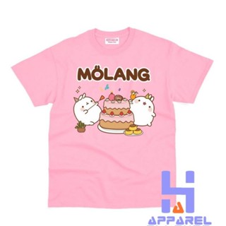 เสื้อยืด พิมพ์ลาย Molang PIU PIU BIRTHDAY สําหรับเด็ก