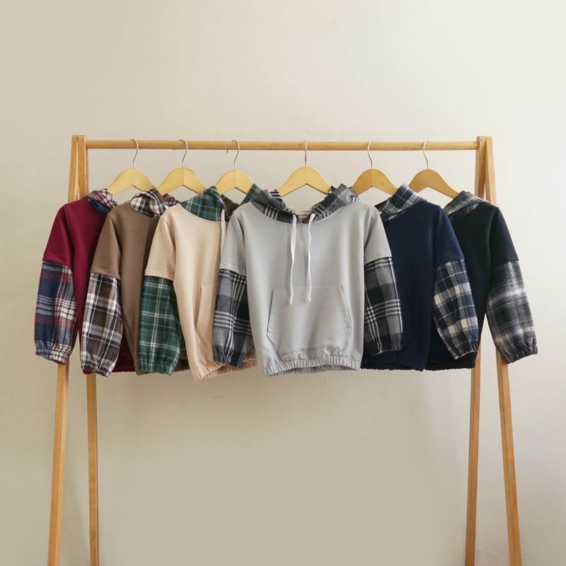 SdsKids-Reeley Flannel Hoodie-flannel hoodie สําหรับผู้ชายและผู้หญิง unisex-flannel hoodie เด็ก-flan