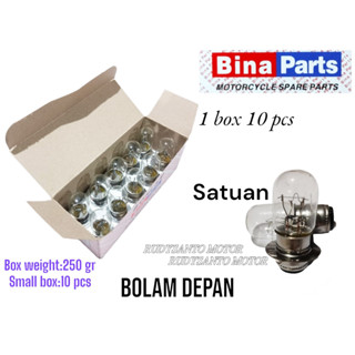 Supra ฝาครอบหลอดไฟหน้า 3 ขา 12V/35W - BINAPARTS Brand (10 ชิ้น)