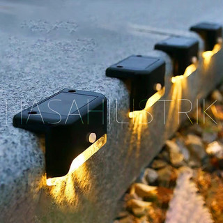 Lampu Hias Pagar Taman Tangga Tenaga Surya Panel Solar Lampu Taman