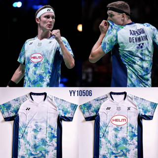 เสื้อกีฬาแบดมินตัน ลายทีม Victor Axelsen World Championships 2023