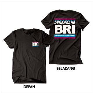 เสื้อยืดลําลอง แขนสั้น พิมพ์ลาย Dekengan BRI Center distro