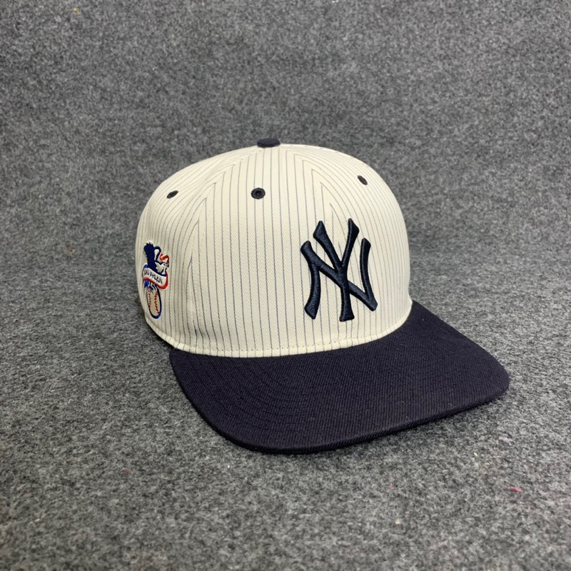 หมวก MLB NY by 47brand Original Second - หมวกลายทาง NY - หมวก NY Salur